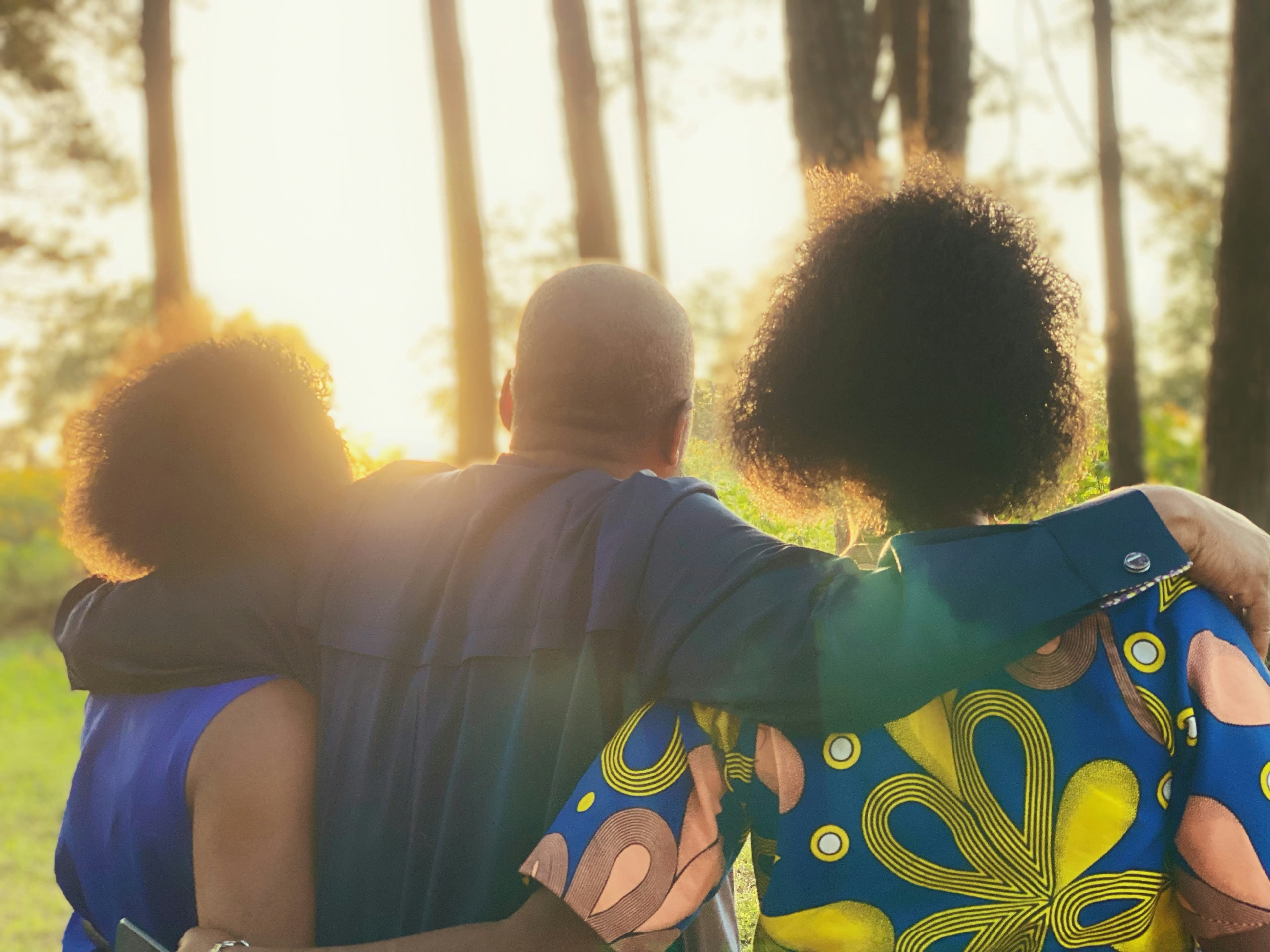 An African family standing together outdoors, representing the families Remayn's digital inheritance platform protects across Africa